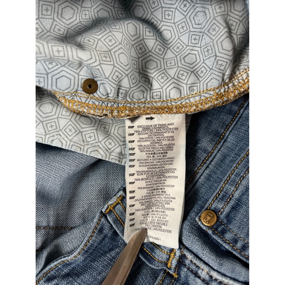 5.11 Tactical Defender-Flex Straight Leg Jeans Mens 36x34 Blue Denim 74477-586 - Picture 6 of 10